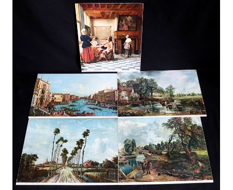 Five Reproduction Prints On Board Courtesy Of The Trustees, The National Gallery, London. Includes:The Avenue, Middelharnis B