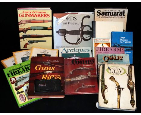 Box Containing A Quantity Of Books, To Include The Book Of The Samurai (Turnbull), Gunmakers (Kirkland), The Book Of The Gun 
