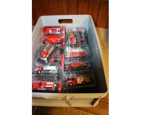 24 DelPrado 'Fire Engines of The world' series vehicles. A good selection of rescue vehicles of all types and configurations.