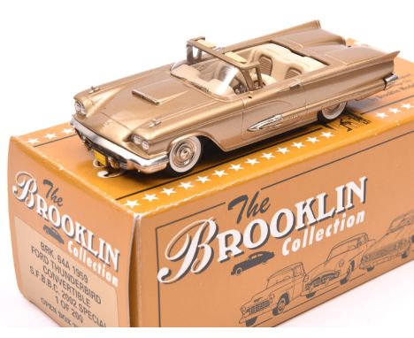 Brooklin Models BRK 64A 1959 Ford Thunderbird Convertible. S.F.B.B.C. (San Fransisco Bay Brooklin Club) 2002 special. In ligh