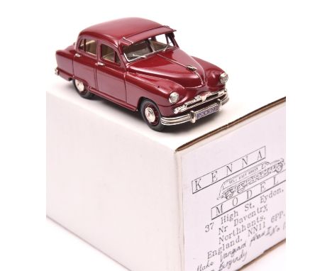 Kenna Models Standard Vanguard Phase III. An example in Burgundy maroon with light brown interior. Boxed With certificate No.