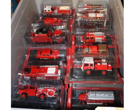 24 DelPrado 'Fire Engines of The world' series vehicles. A good selection of rescue vehicles of all types and configurations.