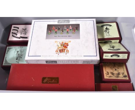 8x Britains soldiers sets. The Duke of Cambridge'sOwn 17th Lancers (8806), comprising 4x mounted lancers. The Duke of York's 