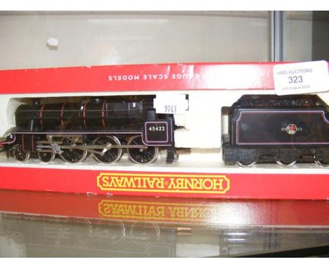 A boxed Hornby loco and tender - R.292 