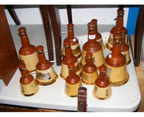 Assorted Bell's Scotch Whisky decanters 