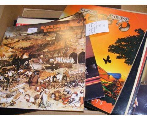 Thirty various vintage albums including Black Sabbath, Led Zeppelin and other