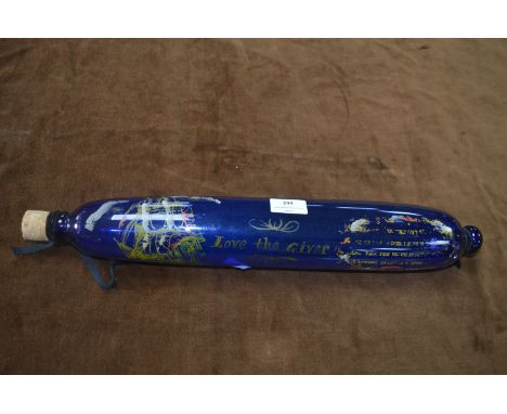 Painted Sailors Glass Rolling Pin "Love the Giver" 