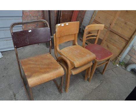 Five Vintage Chairs 