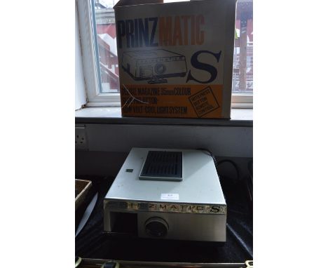 Prinzmatic S Deluxe Slide Projector with Original Packaging 