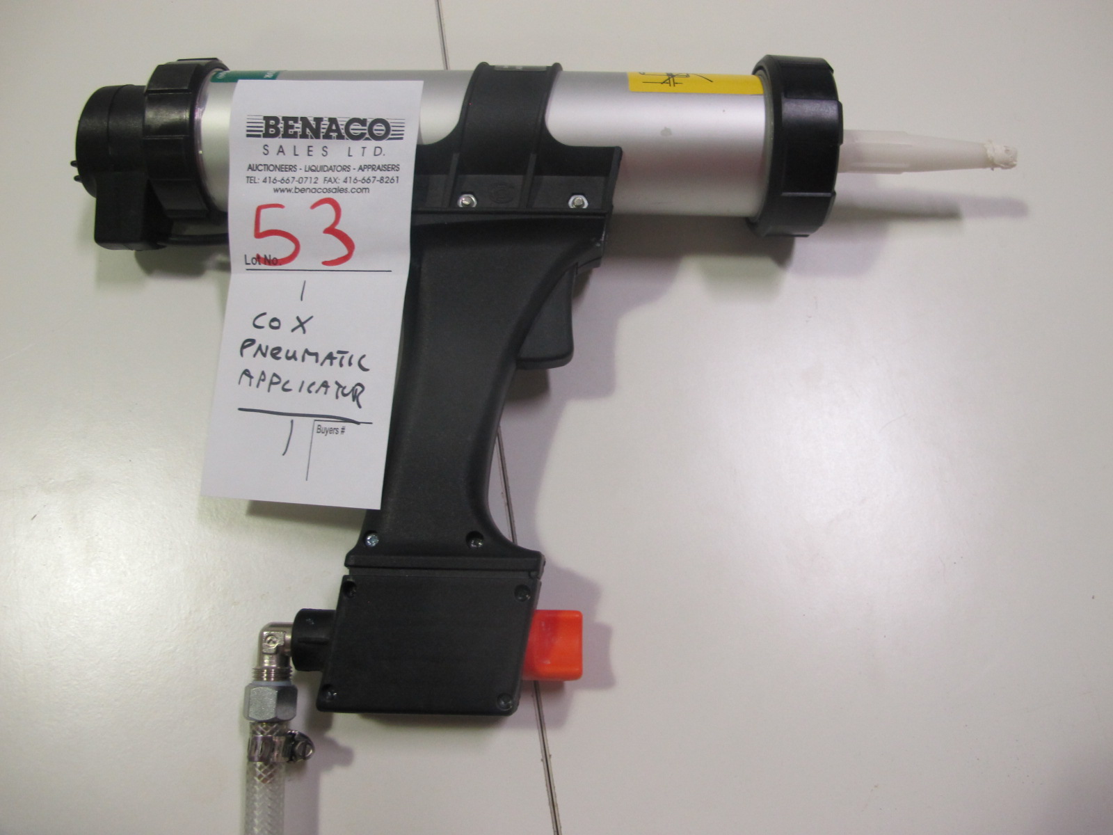 1X, COX PNEUMATIC APPLICATOR