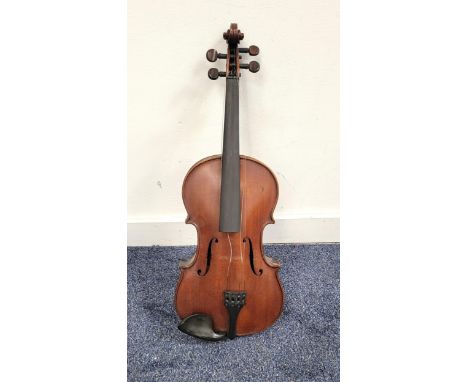 SCOTTISH VIOLA BY DAVID WEIR, 1910Labelled David Weir Maker Glasgow, 15A 910, further inscribed on inner back by repairer, 5/