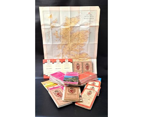 LARGE SELECTION OF VINTAGE AND MORE MODERN OS AND BARTHOLOMEWS MAPSincluding Lake District, Aberdeen and Braemar; together wi