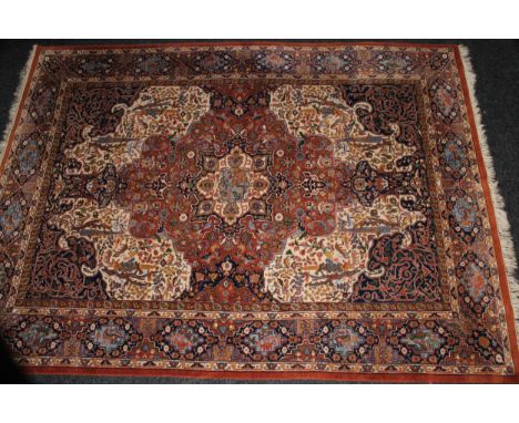 An Iranian Mahal type wool rug or carpet, 309.5cm x 227cm 