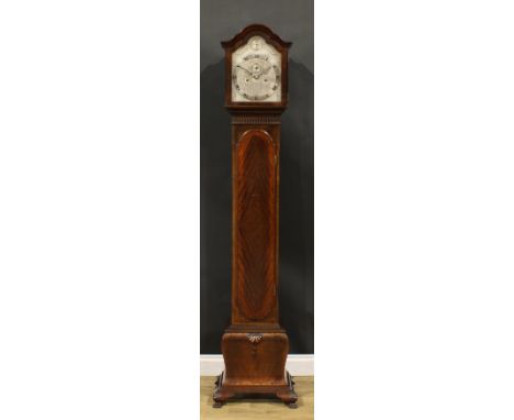 An early 20th century mahogany regulator longcase clock, by Gillett &amp; Johnston (Croydon, London, 1844-1957), retailed by 