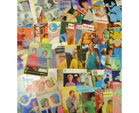 Vintage Textiles - a collection of pattern books, including Jaeger No 2014; Sirdar, 5418 DK; Emu, various; Weldons Knitwear B