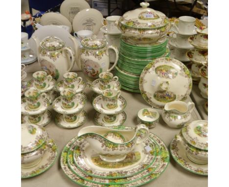 A Copeland Spode Byron dinner service, comprising tureens, coffee service, etc. 