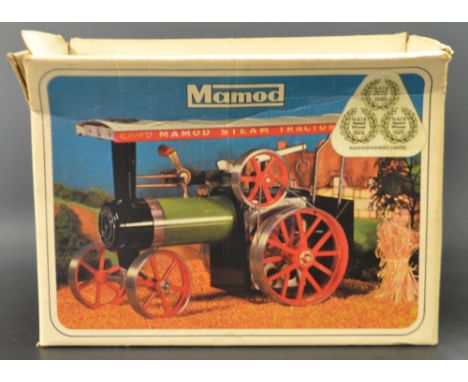 A Mamod model steam engine, boxed