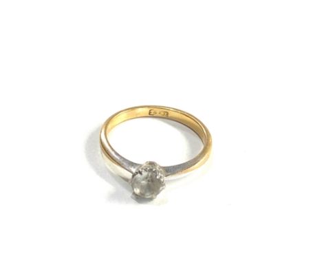 22ct gold stone set ring (2.6g) 