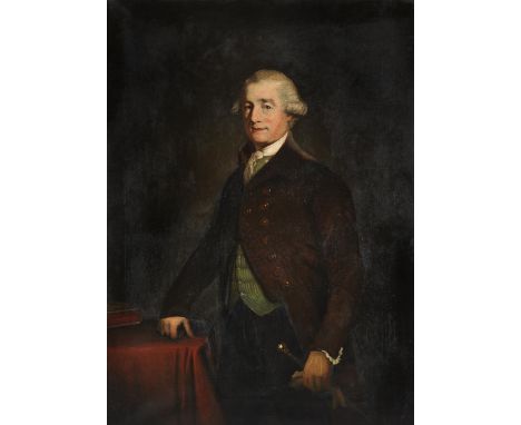 Follower of George Romney (British 1734-1802)Portrait of Thomas MorlandOil on canvas142.5 x 104.5cm (56 x 41 in.)In a carved 