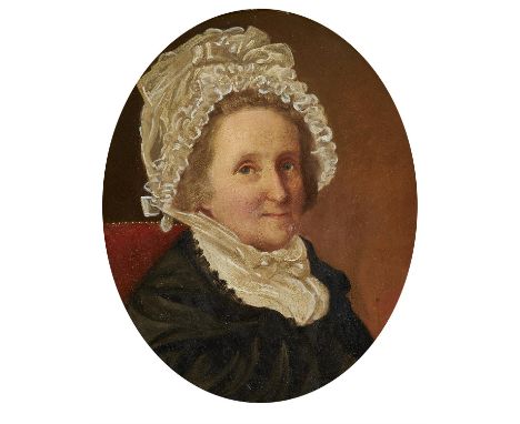 Circle of John Linnell (British 1792-1882)Portrait of Ann Matson, second daughter of Jacob Morland of Capplethwaite, wife of 
