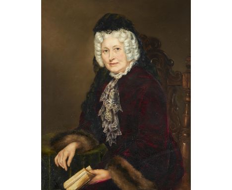 British School (19th century)Portrait of Lydia Marriott Morland (1774-1843)Oil on canvasIndistinctly signed M[?] Busse-Walter