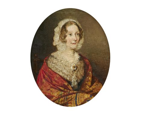 English School (late 19th century)Portrait of Eliza, Lady Farnaby, daughter of Thomas Morland, wife to Sir Charles Francis Fa