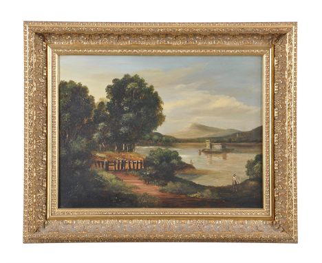 J. Chalmers (British 19th century)Loch Doon Castle, a pairOil on canvas One signed and inscribed to canvas verso 31 x 41cm (1