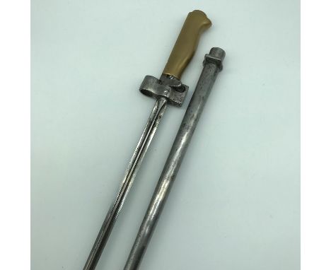 Possibly WW1 Era Model 1886 French Lebel Bayonet with Scabbard. 