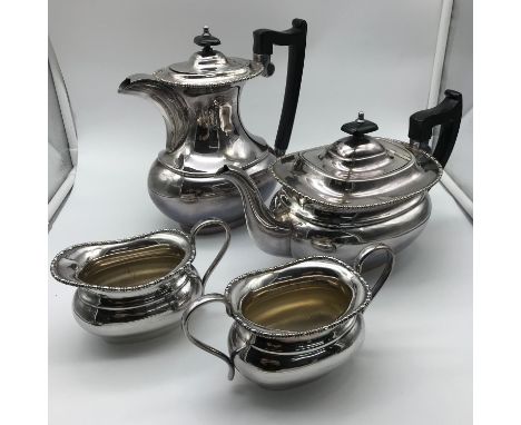 A 4 Piece EP Tea and coffee service.