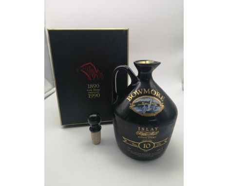 Bowmore 10 year old Forth Bridge Centennial bottle, Islay single malt Scotch whisky (F.S.B) 