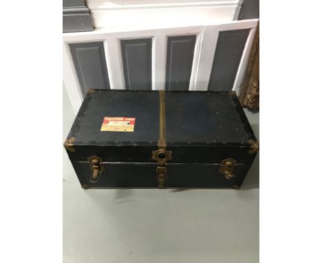 A Vintage travel trunk 