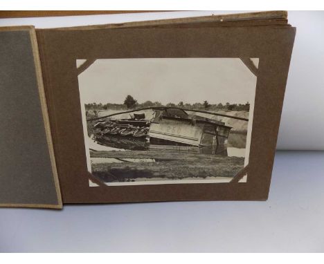 INDIAN RAILWAYS. Extensive archive photograph albums, ALS notes, cuttings &amp; loose photos regarding the career of W.S. Ben