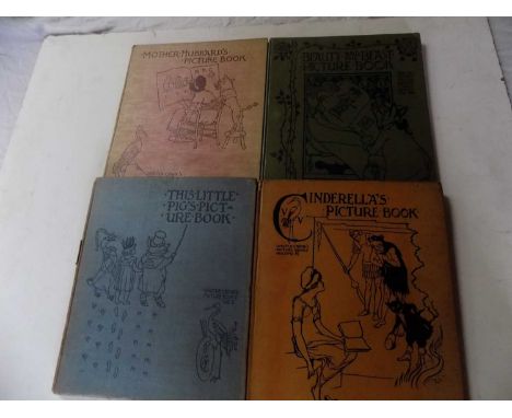 WALTER CRANE. "Walter Crane's Picture Books." Vols 1, 2, &amp; 3; plus "Walter Crane's Picture Books Large Series." Vol I. al