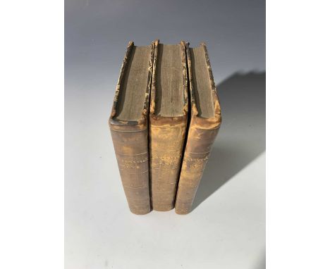 MRS OPIE. "Valentine's Eve." 3 Vols complete, 1st edn, 1/2 calf, Longman, Hurst, Rees, Orme, and Brown, 1816 g (light foxing)