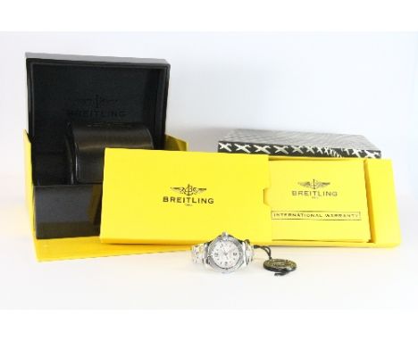 A ladies stainless steel Breitling Colt Oceane chronometer wristwatch with box and papers. Est. £1200 - 1400