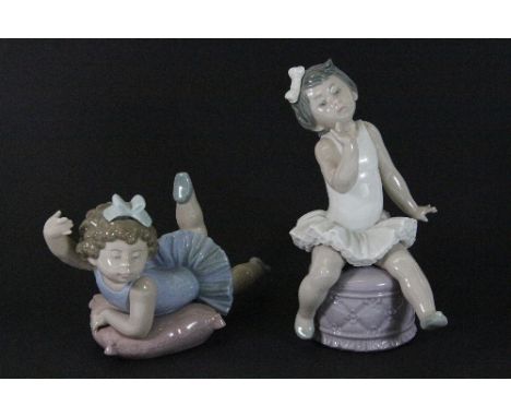 2 Lladro figures of girls