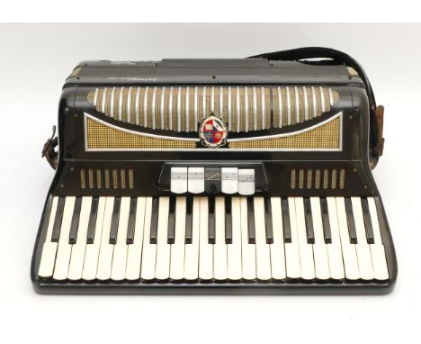 A Selmer 'Invicta Scotia' Italian made piano accordion, circa 1970s.