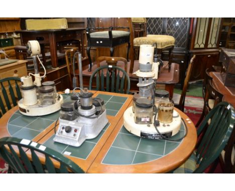 A National Electric Watch Cleaning Machine by S.Lanzetter; another British Horological tools; another (3)