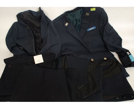 RAILWAY UNIFORM; An assortment of vintage British Rail / Intercity uniforms, comprising of; 2x Inter City jackets, 2x waistco