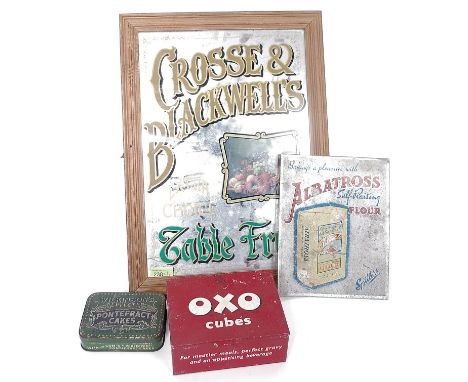 Advertising items to include a vintage Point Of Sale counter sign for Spillers Albatross Self Raising Flour, A Crass and Blac