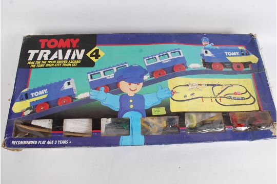 vintage tomy train set