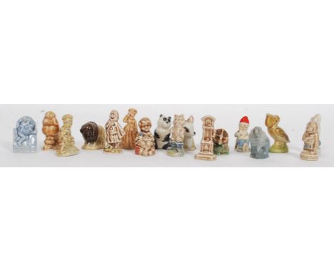 A large collection of Wade whimsies, over one hundred pieces of various designs to include Pixie, Nursery, Disney, Nature, Bu
