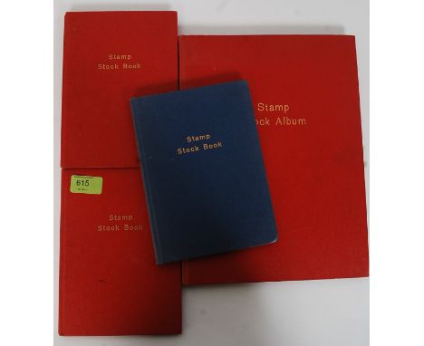 A collection of 4x vintage stamp stockbooks - mostly containing unused decimal examples, but also some pre-decimal and others