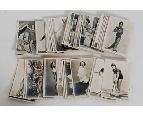 Two vintage part sets of glamour related cigarette cards; ' Modern Beauties ' and ' State Express ' Real Photographs ' glamou