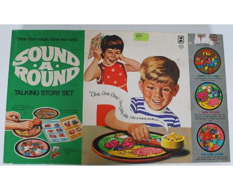 A vintage 1970's toy board game  Sound - A - Round, complete in the original box in good order