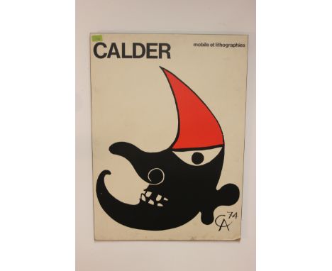 Alexander Calder, American (1898-1976) Colour lithograph on board    Mobile Et Lithograpies 56 cm x 77 cm