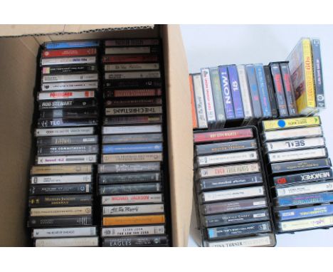 A collection of Cassette tapes to inlude Al Green, Genesis, INXS, Michael Jackson, Soul II Soul, Fleetwood Mac, Bon Jovi and 
