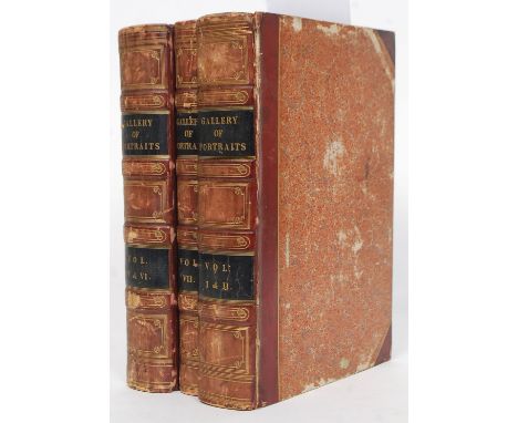 The Gallery of Portraits, Published by London - Charles Knight, 1833. Three volumes. A collection of short biographies of imp