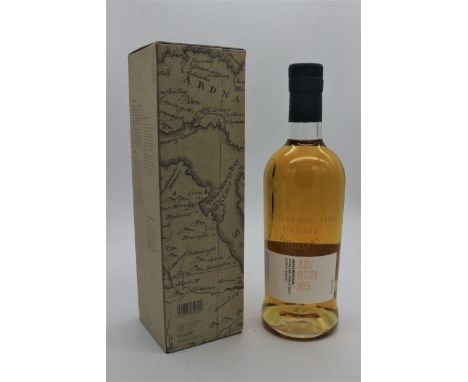 1 bottle of Adelphi Ardnamurchan Single Malt Scotch Whisky. Ad-07.21.05. 46.8% Vol.,  [1 x 70cl] Duty Inc. VAT - Head Office