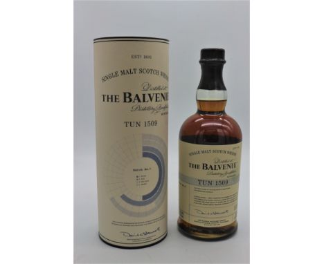 1 bottle of The Balvenie Tun 1509 Batch 3 Single Malt Scotch Whisky Tun 1509. Batch No. 3. 52.2%,  [1 x 70cl] Duty Inc. VAT -